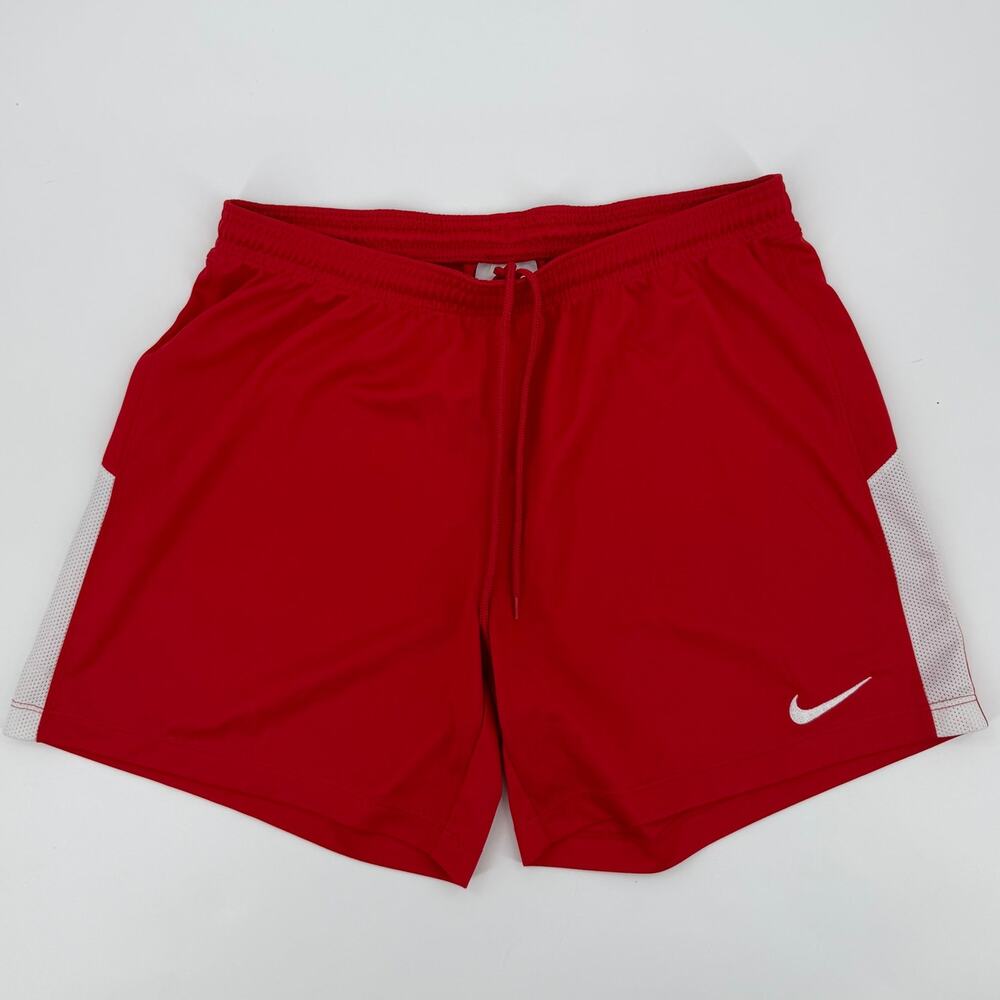 Nike Woven Venom II Dri-FIT Soccer Shorts Men's M Red White 894336-657